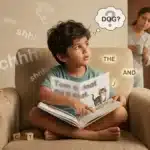 Child guessing words while reading instead of sounding out words using phonics